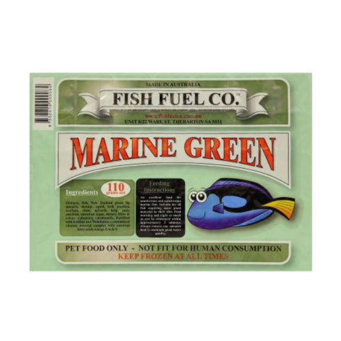 Fish Fuel Co Marine Green Frozen Fish Food 110g