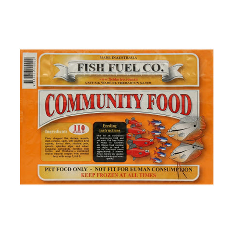 Fish Fuel Co Community Frozen Fish Food 110g