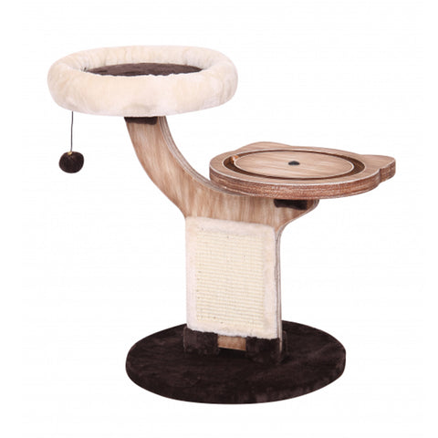 Furkidz Cat-I-Tude "Twine" Play and Rest Station with Scratcher