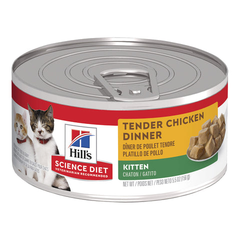 Hill's Science Diet Kitten Tender Chicken Dinner Canned Cat Food