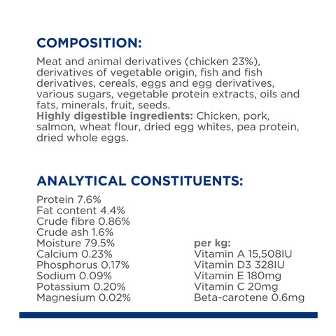 Hill's Prescription Diet I/D Digestive Care Chicken Wet Cat Food Pouches 12x85g