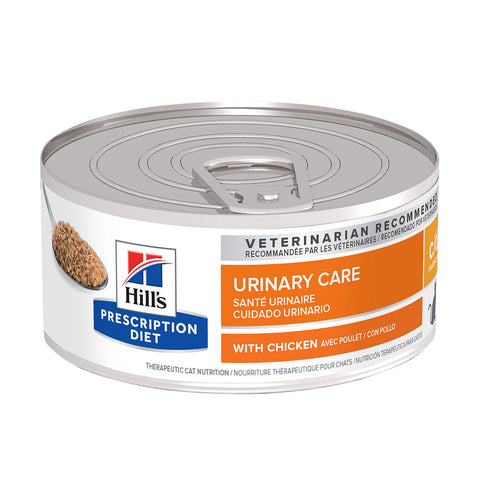 Hill's Prescription Diet C/D Multicare Urinary Care Chicken Canned Cat Food 24x156g