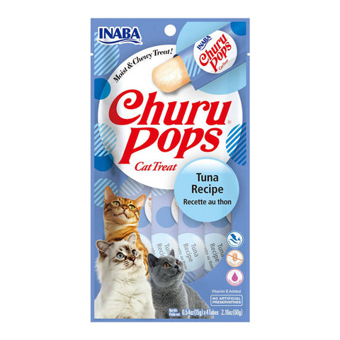 Inaba Churu Pops Tuna Cat Treats 4pk