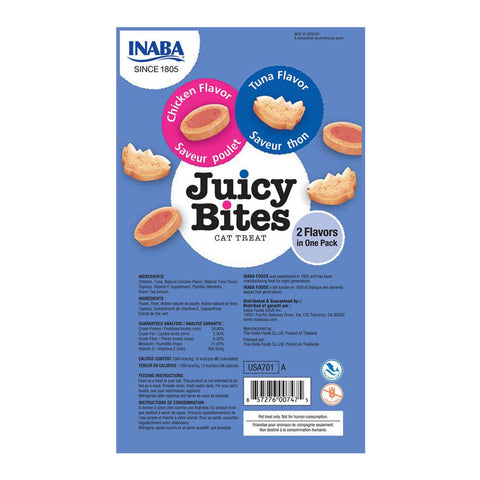 Inaba Juicy Bites Tuna & Chicken Cat Treats 3pk