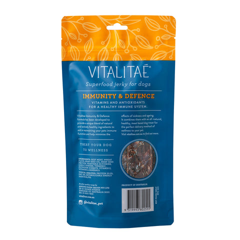 Vitalitae Immunity & Defence Superfood Jerky Dog Treat 150g