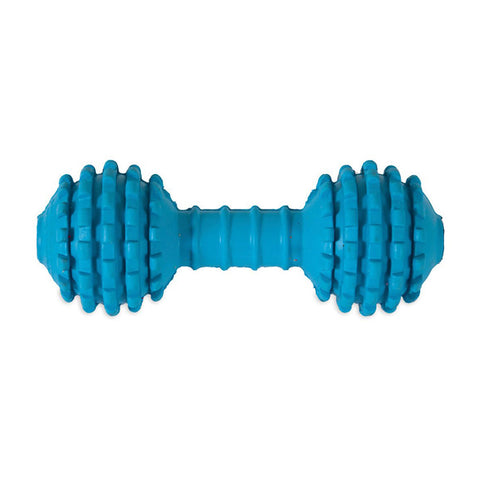 JW Chompion Lightweight Dumbbell Rubber Dog Toy Small - Assorted Colour