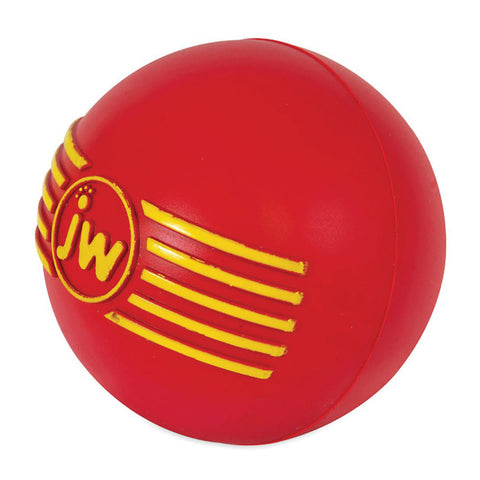 JW iSqueak Ball Rubber Dog Toy - Assorted Colour