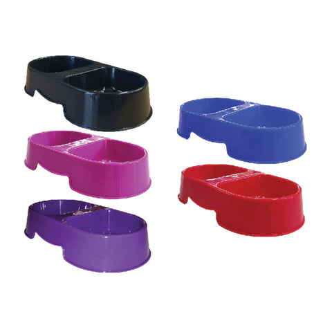 K9 Heavy Duty Plastic Double Diner Bowl