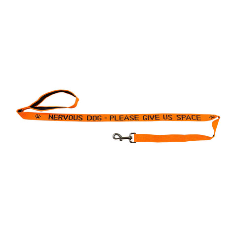 K9 "Nervous Dog" Lead Fluro Orange