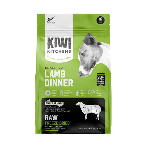 Kiwi Kitchens Raw Freeze Dried Lamb Dinner Adult Dog Food