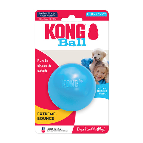 KONG Puppy Ball with Hole Dog Toy