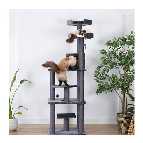 Kazoo Condo Multi Platform Cat Scratch Furniture Ash