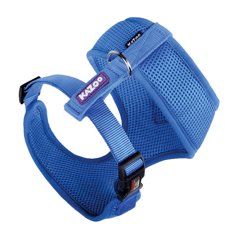 Kazoo Classic Soft Walking Dog Harness Blue