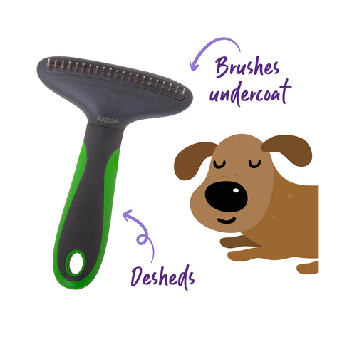 Kazoo Grooming Rake for Dogs