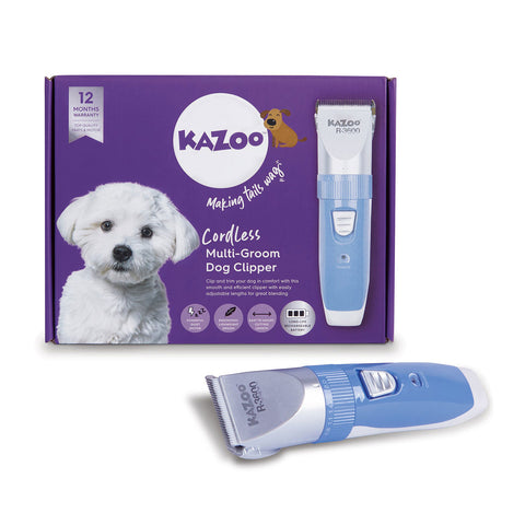 Kazoo Cordless Multi-Groom Dog Clipper (Dog Groomer R-3600)