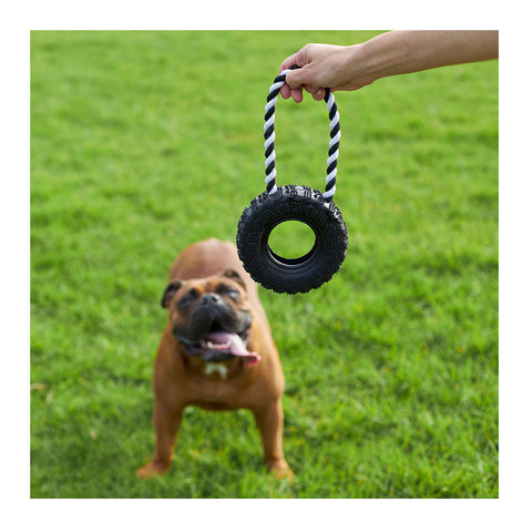 Kazoo Toothy Tug Tyre Dog Toy