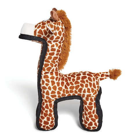 Kazoo Furries Tough Giraffe Plush Dog Toy