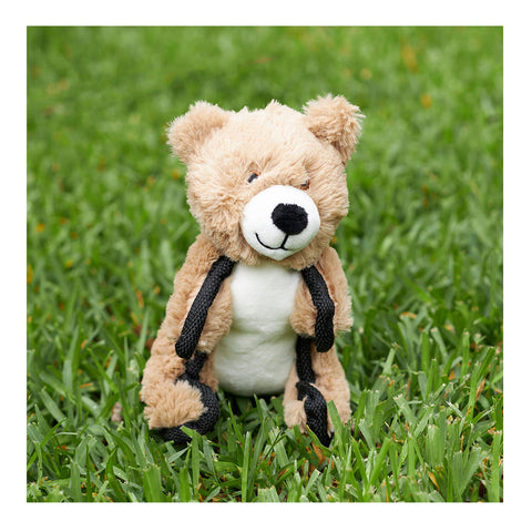 Kazoo Furries Tough Bear Plush Dog Toy