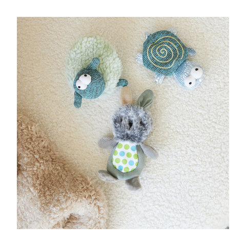 Kazoo Grumpy Rabbit with Catnip & Silvervine Cat Toy