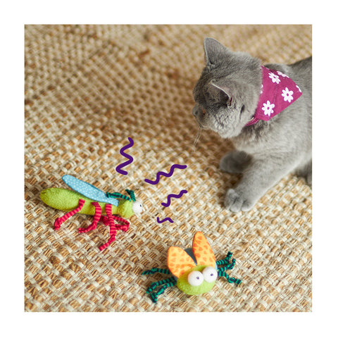 Kazoo Crinkle Bug with Catnip Cat Toy