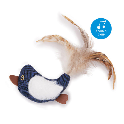 Kazoo Chirpy Bird with Sound Chip Cat Toy