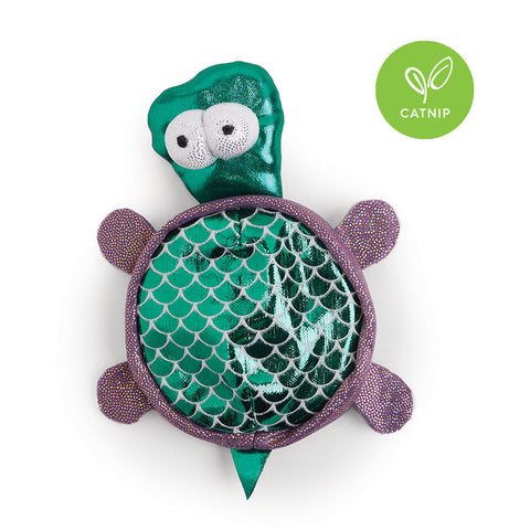 Kazoo Sea Turtle with Catnip Cat Toy