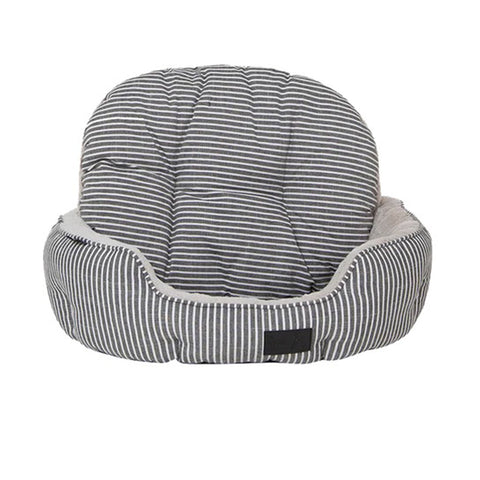 La Doggie Vita Hamptons Stripe Shell Bed