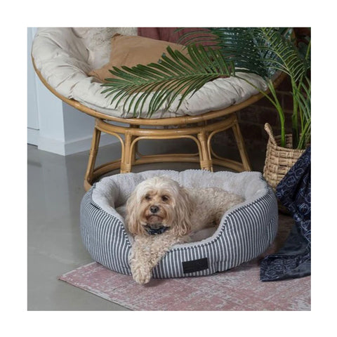 La Doggie Vita Hamptons Stripe Shell Bed