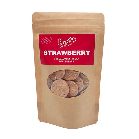 Larrykin Biscuits Strawberry Dog Treats 125g