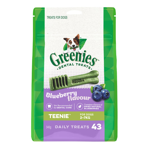 Greenies Blueberry Teenie Dental Dog Treat 340g