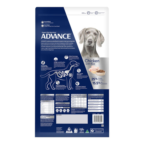 Advance Large Breed Chicken & Rice Adult Dry Dog Food