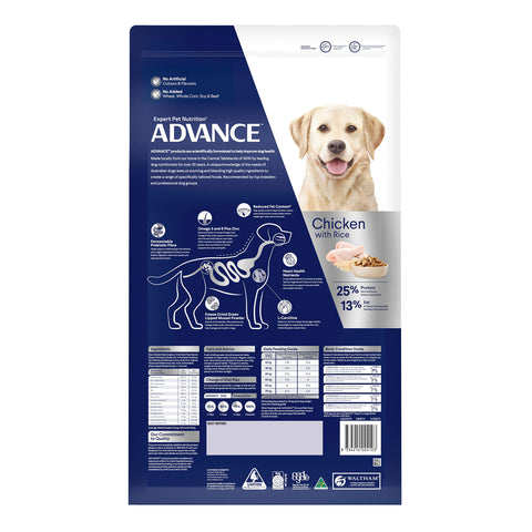 Advance Large Breed Healthy Weight Chicken & Rice Adult Dry Dog Food