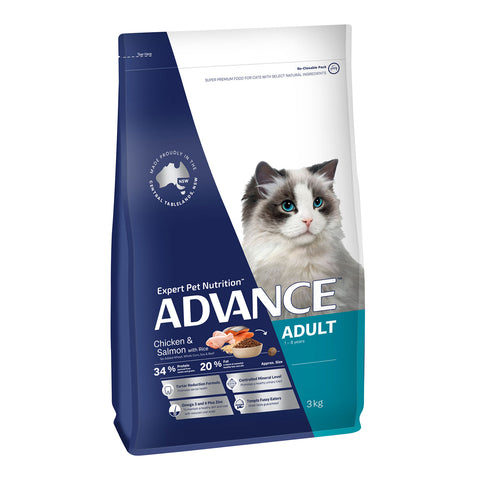 Advance Chicken, Salmon & Rice Adult Dry Cat Food