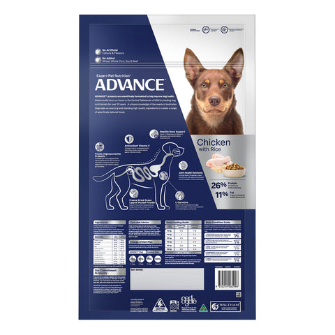 Advance Medium Breed Mobility Chicken & Rice Adult Dry Dog Food 13kg