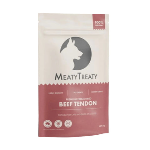 Meaty Treaty Freeze Dried Beef Tendon Dog & Cat Treats 70g