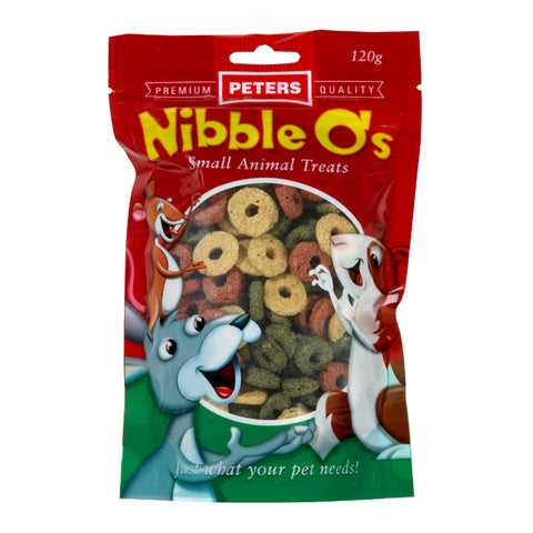 Peters Nibble O's Small Animal Treat 120g