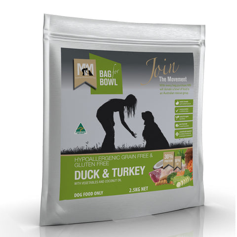 Meals for Mutts Grain Free Duck & Turkey Adult Dry Dog Food