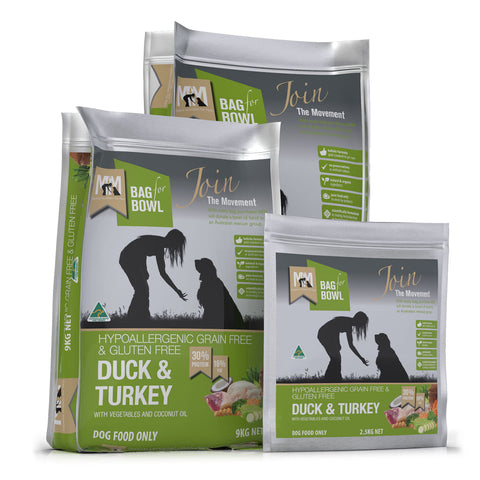 Meals for Mutts Grain Free Duck & Turkey Adult Dry Dog Food