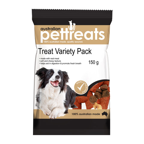 Australian Pet Treats Variety Pack Dog Treats 150g