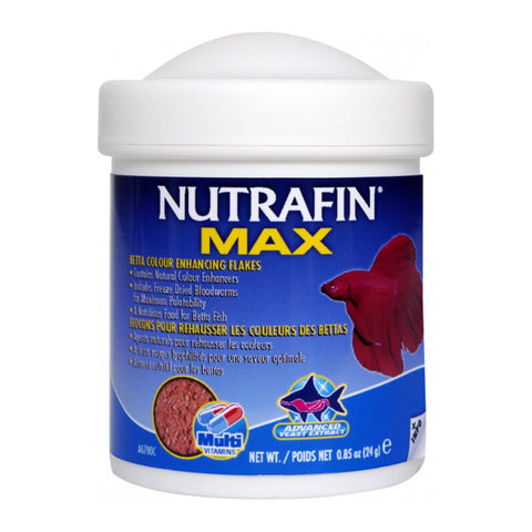 Nutrafin Max Betta Colour Enhancing Fish Flakes 24g