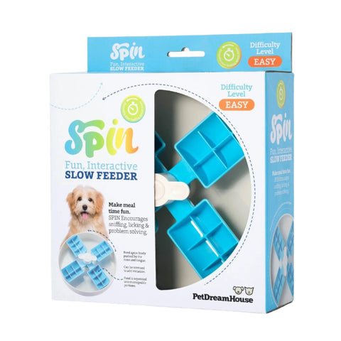 Spin Windmill Interactive Adjustable Slow Feeder for Dogs & Cats