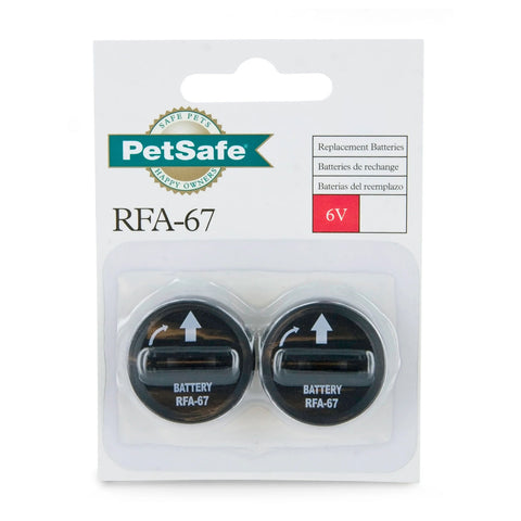 PetSafe 6 Volt Lithium Battery RFA-67 - 2 Pack