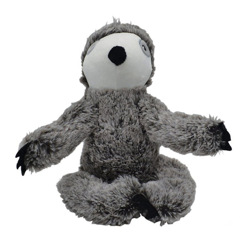 Prestige Pet Snuggle Pals Grey Sloth Plush Dog Toy Large