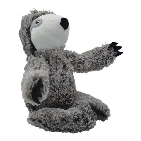 Prestige Pet Snuggle Pals Grey Sloth Plush Dog Toy Large