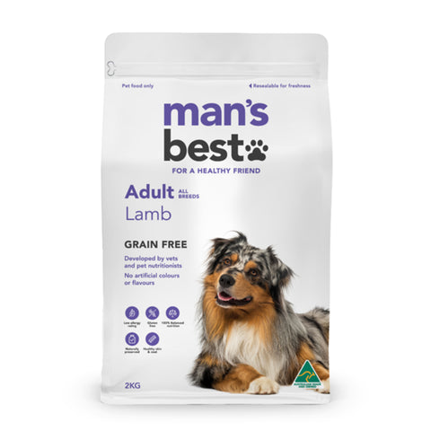 Man's Best Grain Free Lamb Adult Dry Dog Food