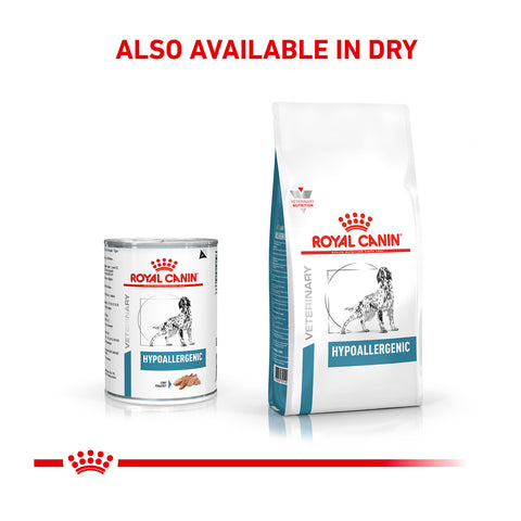 Royal Canin Veterinary Diet Hypoallergenic Canned Dog Food 12x400g