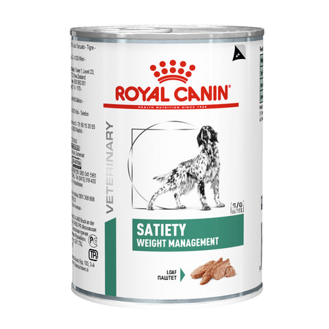 Royal Canin Veterinary Diet Satiety Weight Management Canned Dog Food 12x410g