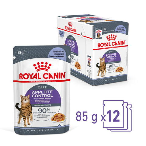 Royal Canin Appetite Control Jelly Adult Wet Cat Food Pouches