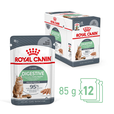 Royal Canin Digestive Sensitive Care Loaf Adult Wet Cat Food Pouches