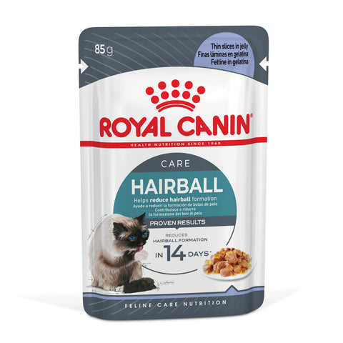 Royal Canin Hairball Care Jelly Adult Wet Cat Food Pouches